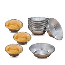 Forma de Aço para Empada - Kit com 12 Unidades - Número 3 (Cor Dourada) 220 g